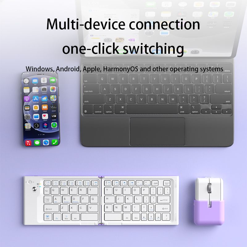 XTSTAR K024 – faltbare kabellose Tastatur – Faltbare Tastatur...